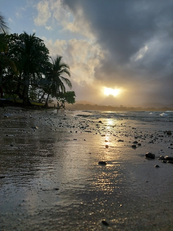 Abend in Puerto Viejo
