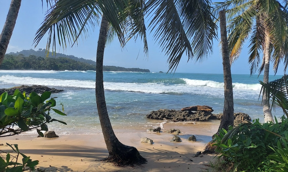Am Strand in Puerto Viejo